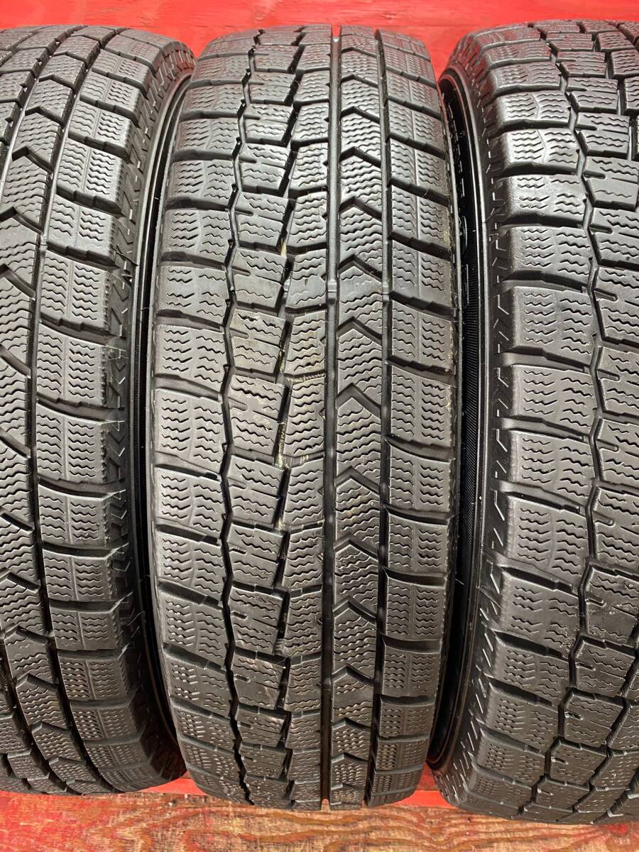 165/70/R14 81Q DUNLOP WINTERMAXX WM02 製造年2019, 4本 80% バリ山 美品 *165B_画像4