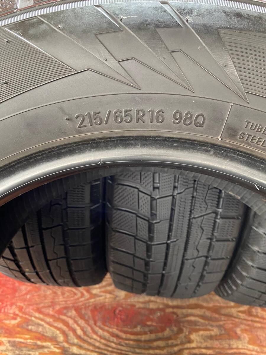 215/65/R16 98Q TOYO TRANPATH TX 製造年2019×3. 2018×1. 4本 80% バリ山 *168B_画像9