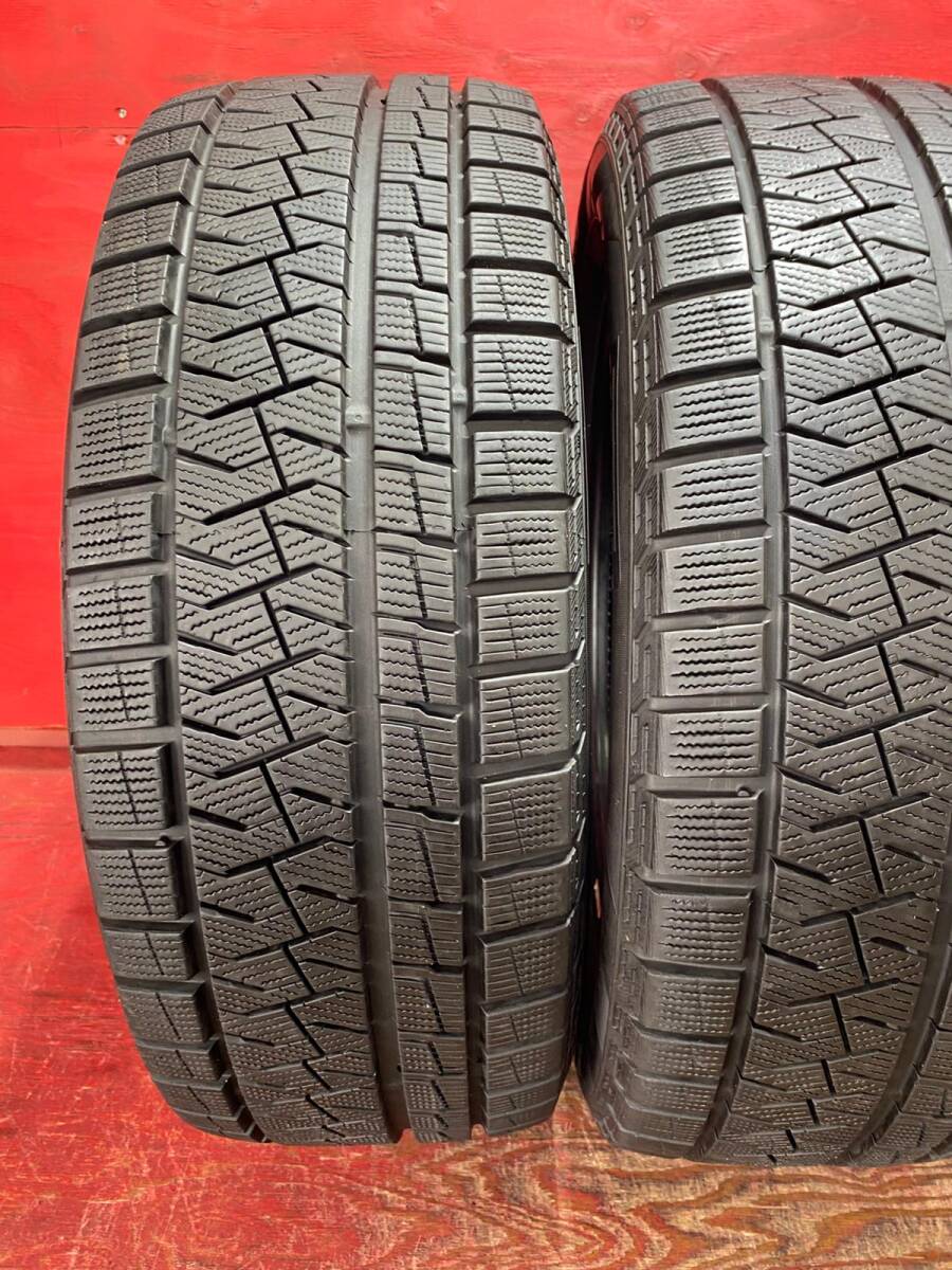 205/55/R16 91Q M+S PIRELLI ICE ASIMMETRICO PLUS 製造年2019, 4本 80% バリ山 *171B_画像3