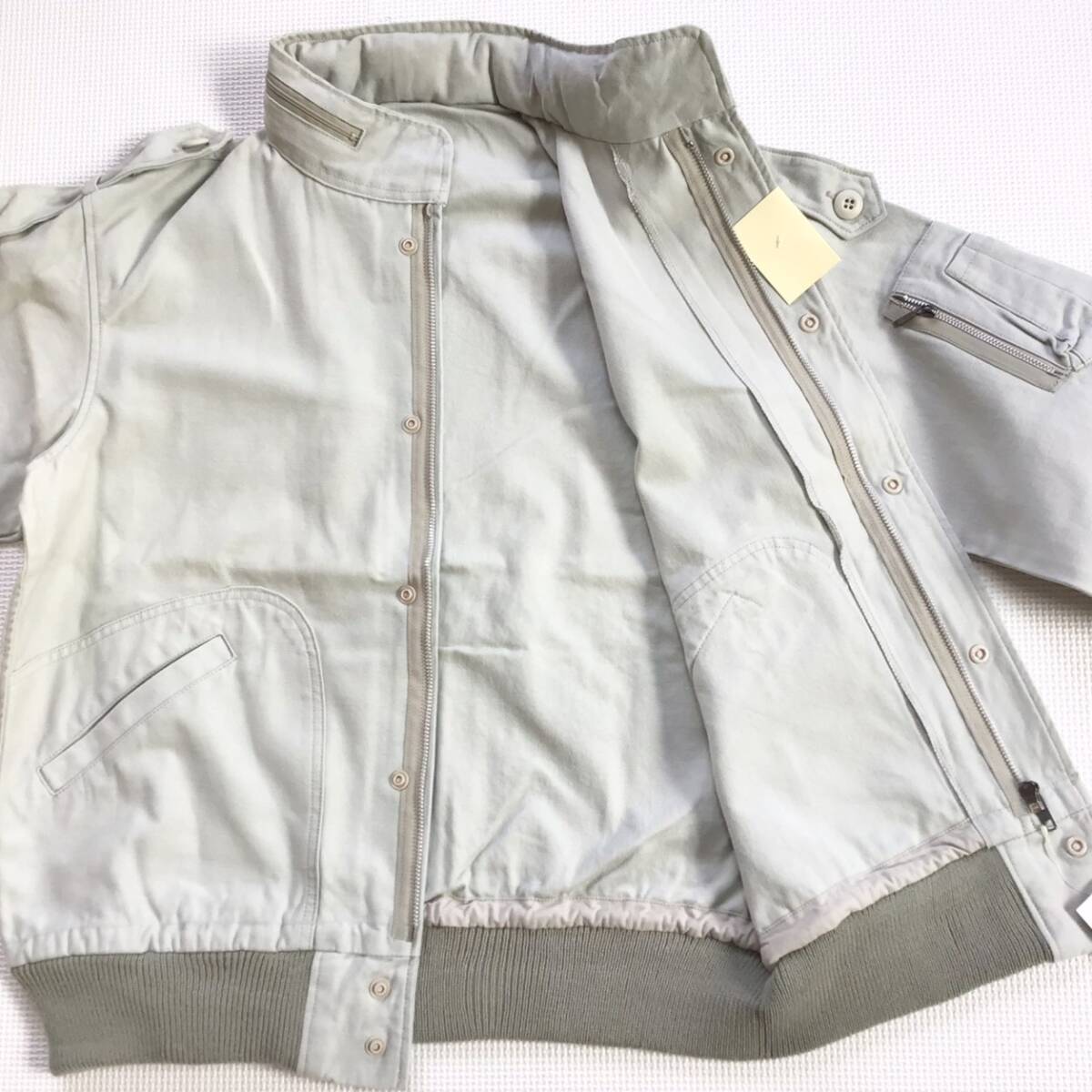 (在庫処分) 新品未使用品 EVENRIVER [1212-7] ミリタリージャケット サイズ L /日本製/グリーン/ブルゾン/防寒着/作業着/イーブンリバー_画像4