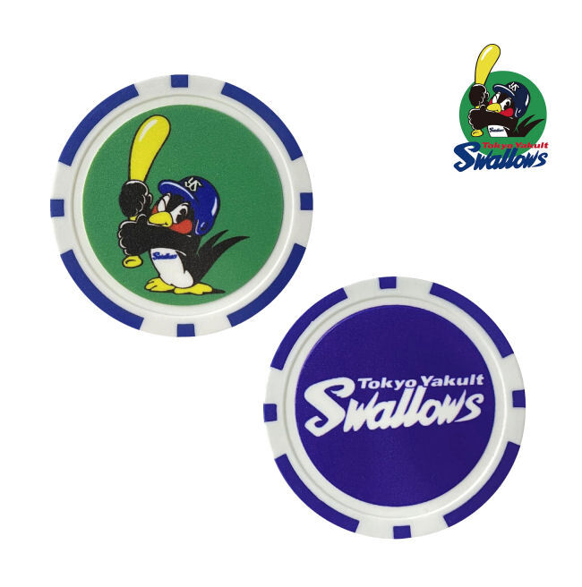 ヤクルトスワローズ　カジノマーカー　YSAC-5725　ゴルフマーカー_画像1