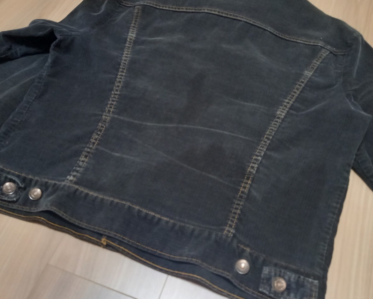 超Special黒44サイズLevi'sコーデュロイ70505ブラック70sビンテージUSA制JKT Gジャン(検501革ww2片面XX大戦L(zhǎng)eeビッグE506サーモンピンク507