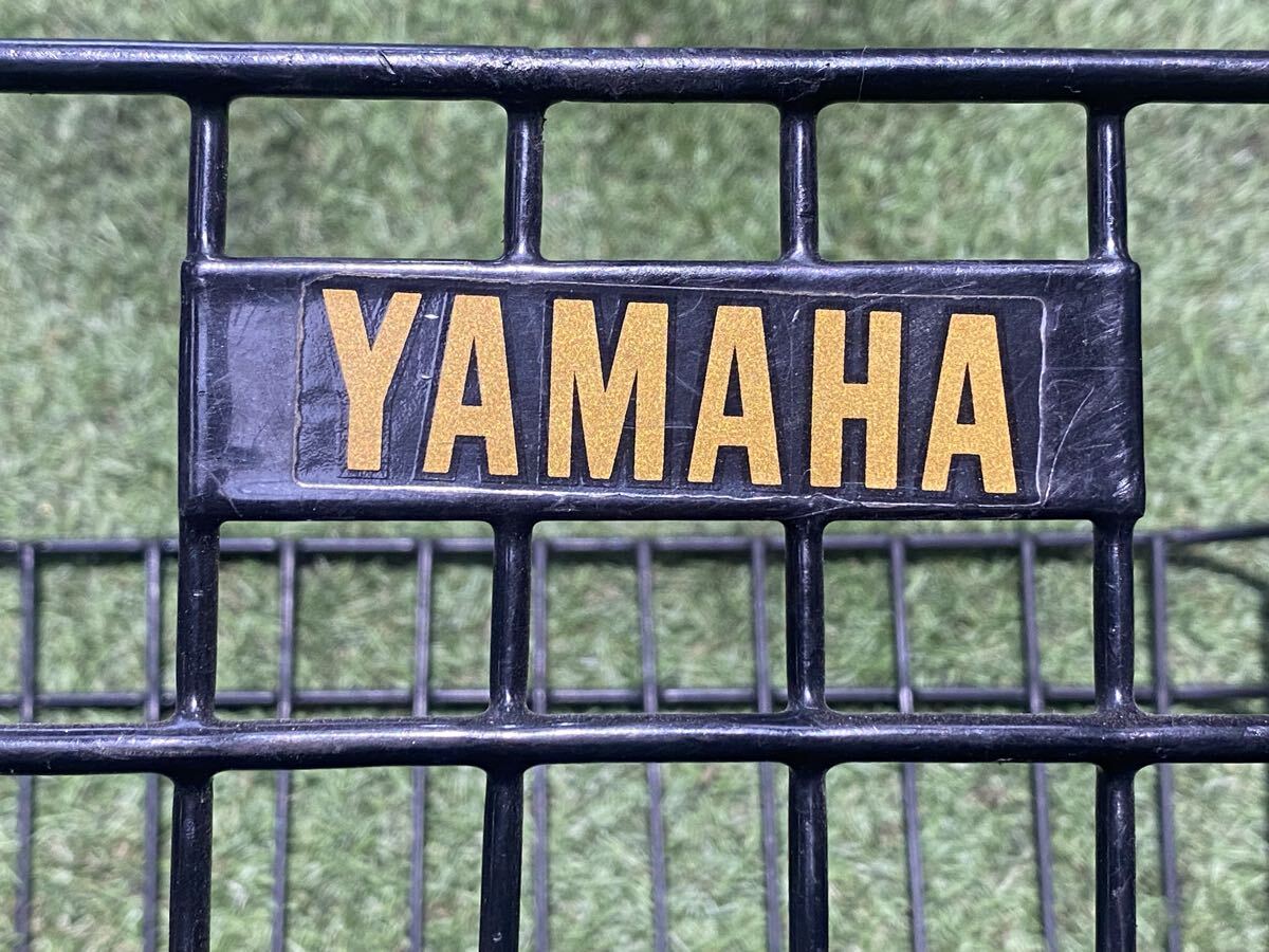 当時物◆ヤマハ リアバスケット◆大きめ籠　カゴ　昭和_画像8