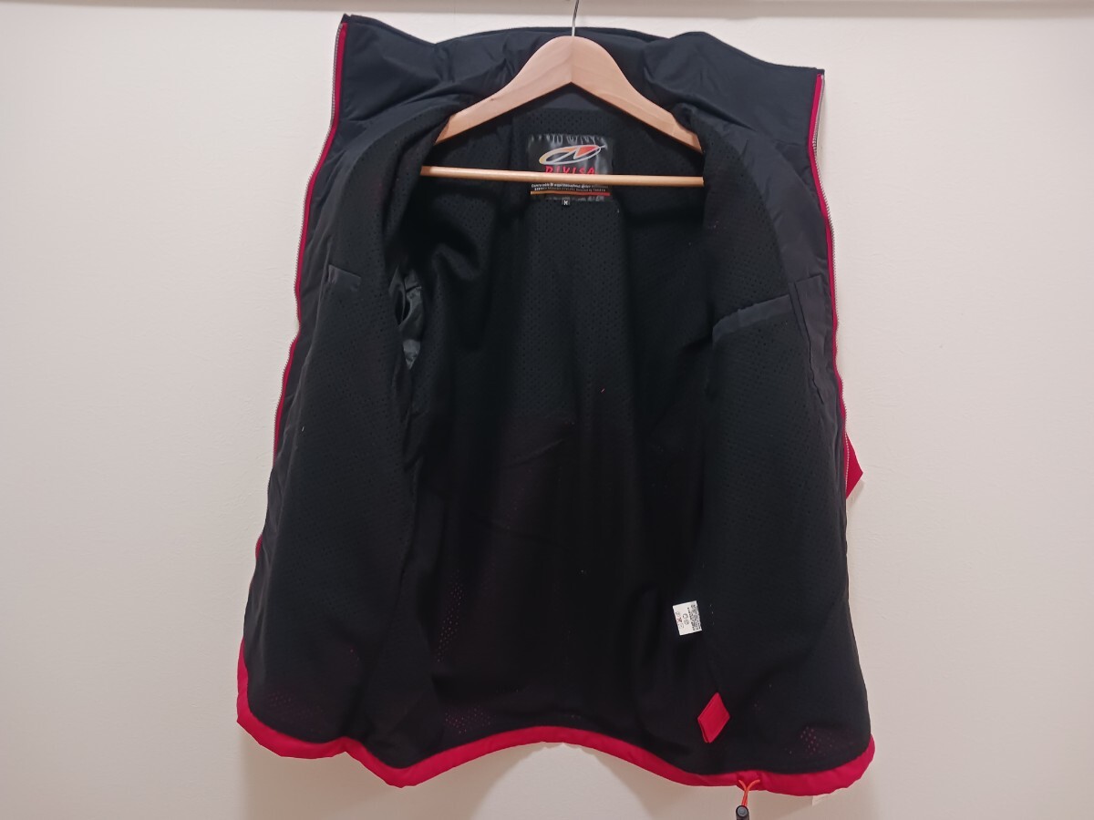 5650　TAKAYAハーフジャケット|レッド|3Lサイズ|新品未使用|格納フード付|ナイロン100%|タカヤ DIVISA|防寒|秋冬|ジャンパー ジャンバー|赤_画像4