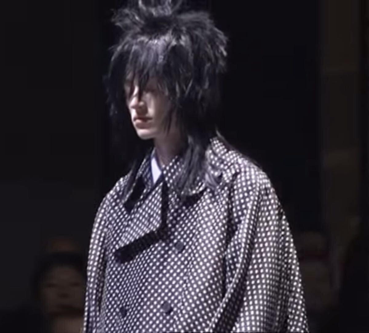 【美品】COMME des GARCONS HOMME PLUS/コムデギャルソンオムプリュス/ 2012AW NEITHER MAN NOR WOMAN /ドット柄 コート/ 希少サイズ L_画像9
