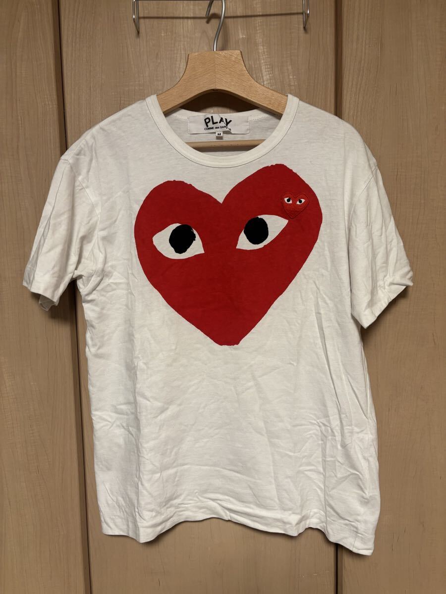 PLAY comme des garcons Mサイズ　ビッグ赤ハート_画像1