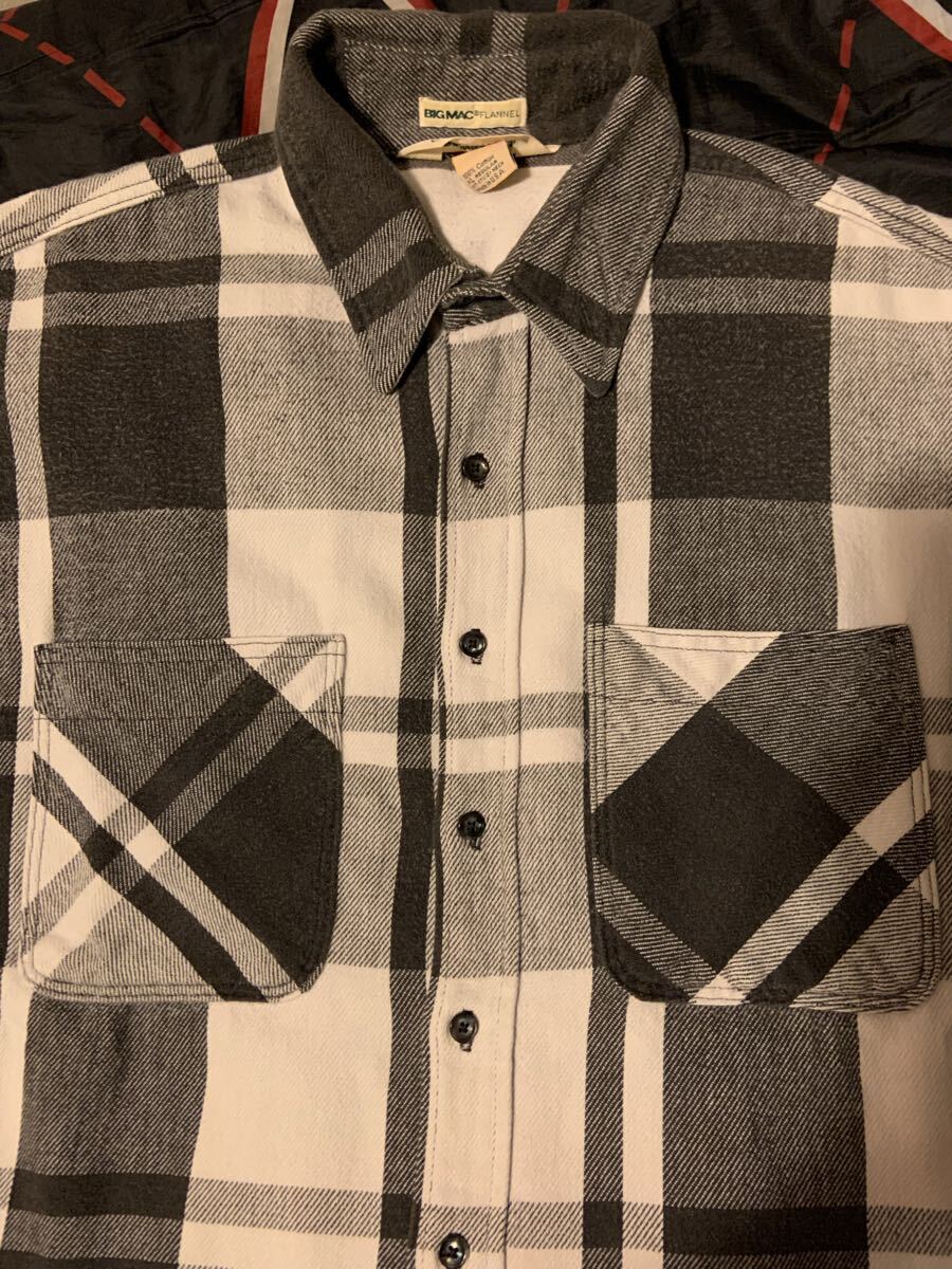 st john's bay ネルシャツ size XL BIG MAC ビッグマック フランネル USA製_画像5