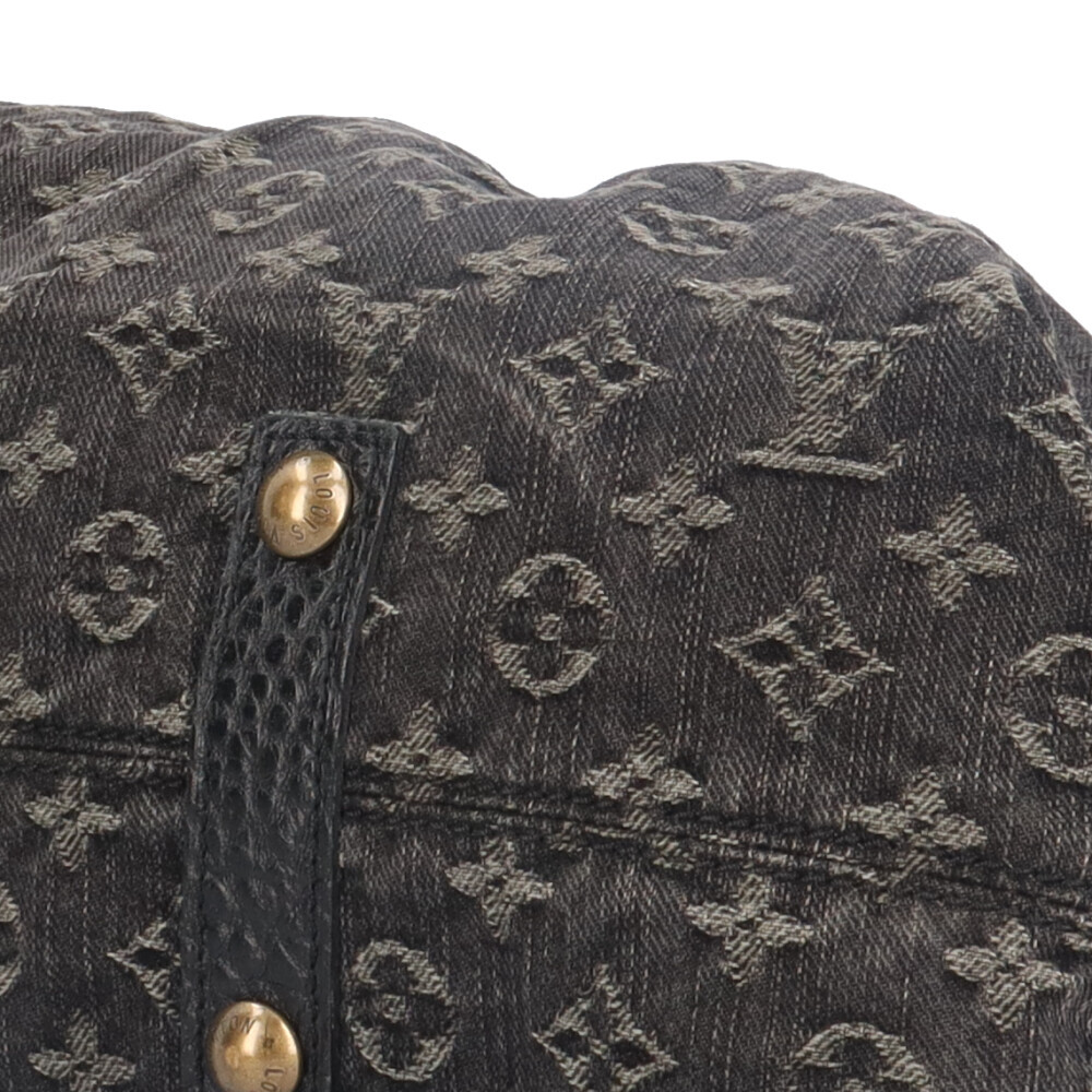 ルイヴィトン ネオカヴィMM モノグラムデニム ショルダーバッグ モノグラムデニム M95351 ブラック レディース LOUIS VUITTON 中古_画像7