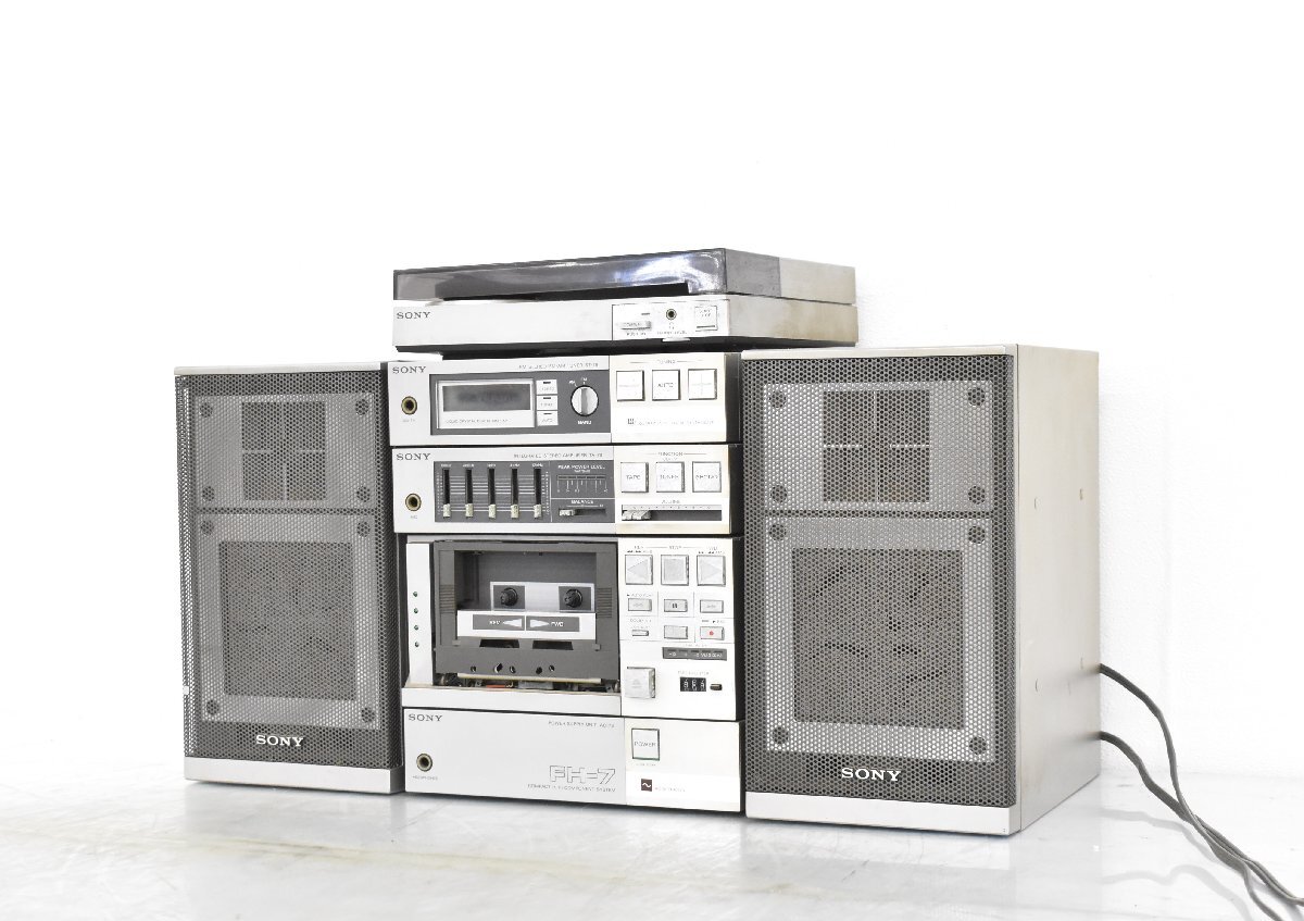 【 J 】4556 SONY PS-Q7/FH-7/ST-78/TA-78/AC-78/SS-78 システムコンポ ソニー 176743_画像1