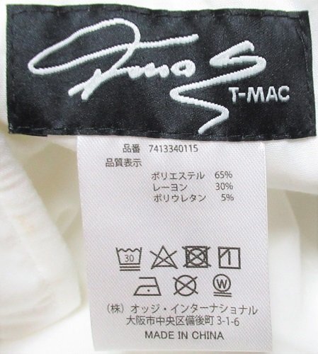 新品 ティーマック/T-MAC ゴルフ　秋冬 表裏起毛 ストレッチパンツ/レター\600/定価11000円/46(82-86)/7413340115/ホワイト_画像8