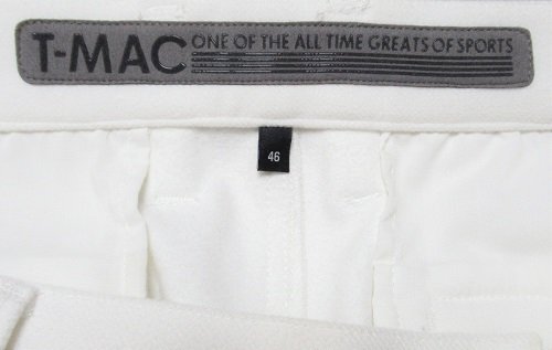 新品 ティーマック/T-MAC ゴルフ　秋冬 表裏起毛 ストレッチパンツ/レター\600/定価11000円/46(82-86)/7413340115/ホワイト_画像7