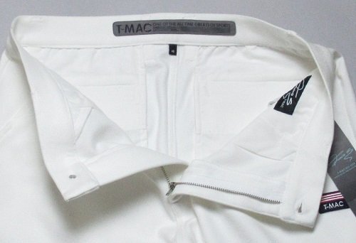 新品 ティーマック/T-MAC ゴルフ　秋冬 表裏起毛 ストレッチパンツ/レター\600/定価11000円/46(82-86)/7413340115/ホワイト_画像4