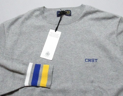 新品 J.PRESS×DIGAWEL/ジェイ・プレス ストレッチ クルーネックニット/レターパック\600/定価23100円/O(L)/KROANM0094/グレー_画像2