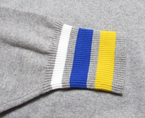 新品 J.PRESS×DIGAWEL/ジェイ・プレス ストレッチ クルーネックニット/レターパック\600/定価23100円/O(L)/KROANM0094/グレー_画像6