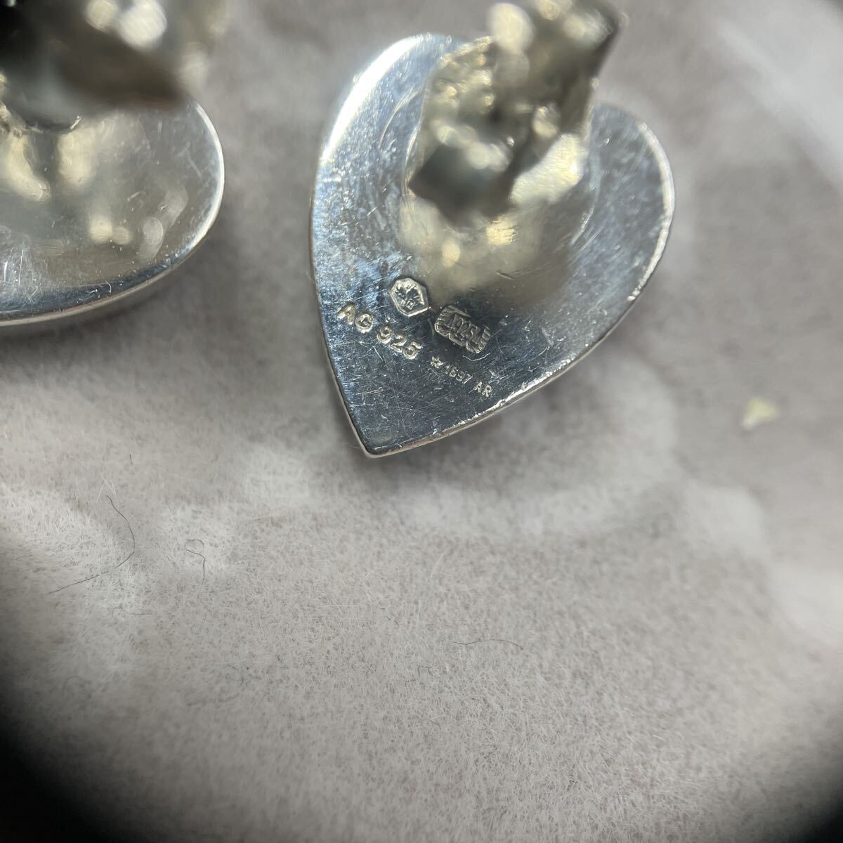 正規品 グッチ GUCCI ピアス ハート SV925 中古現状品_画像6