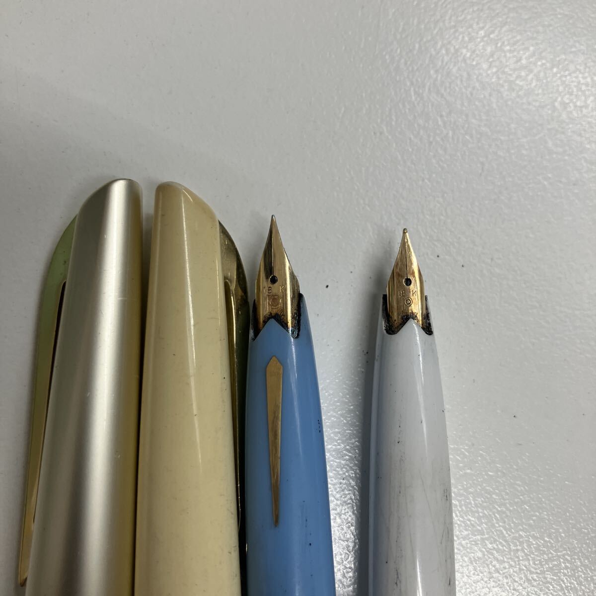 パイロット 萬年筆 ペン先 18K 2點セット 筆記未確認(rèn) 中古現(xiàn)狀品