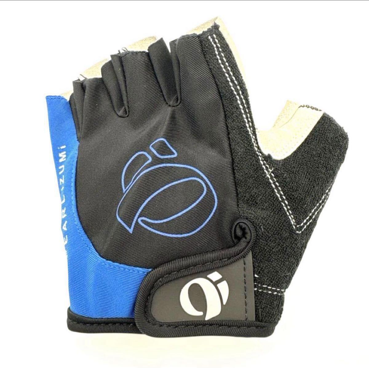 【新品未使用】パールイズミ サイクリンググローブ ハーフフィンガー L ブルー_画像1