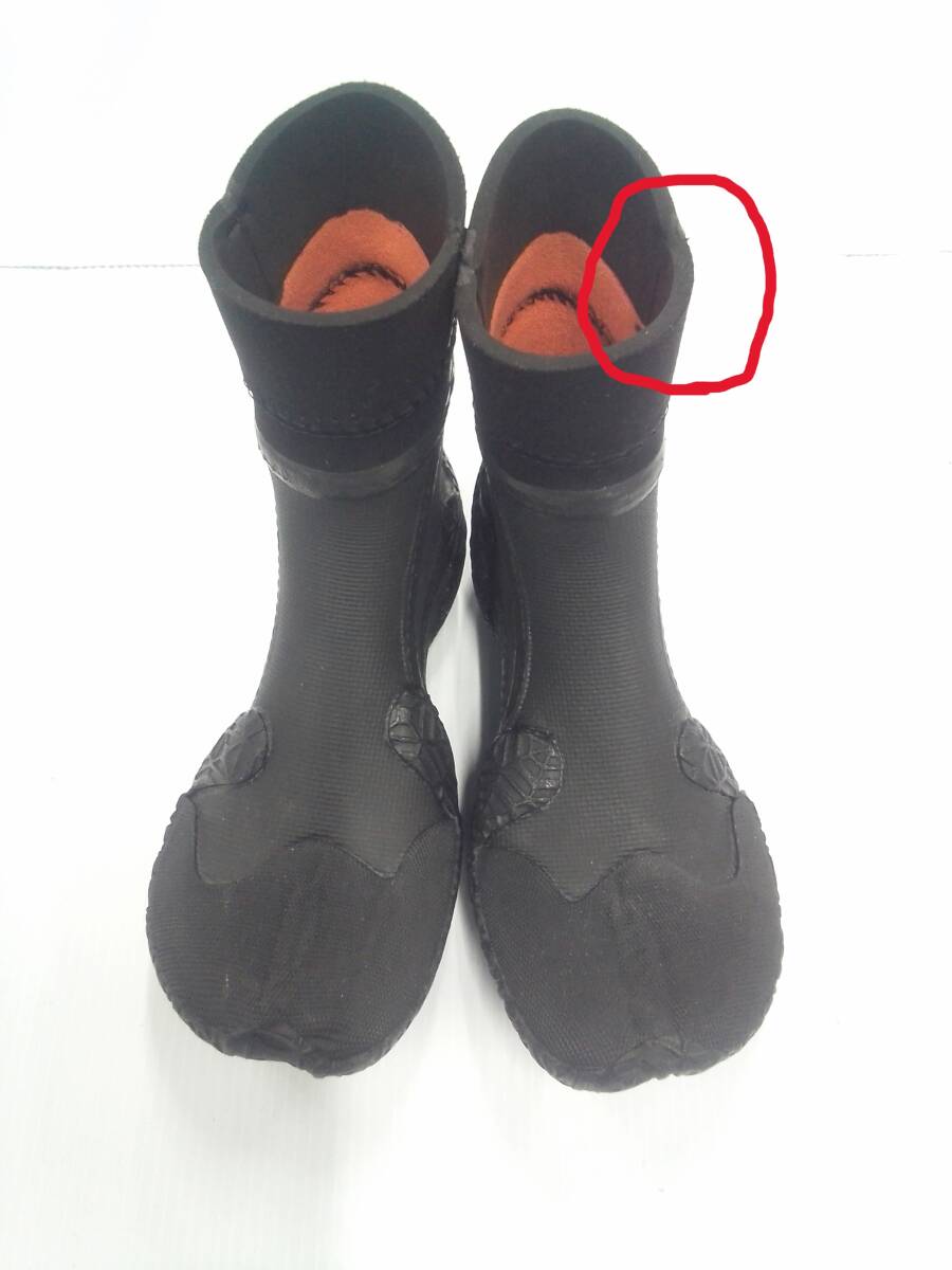 サーフブーツ 3.5mm 先割れタイプ スプリット 20cm ウェットブーツ レディース キッズ サーフィン 保温 裏起毛 マリンスポーツ_画像4