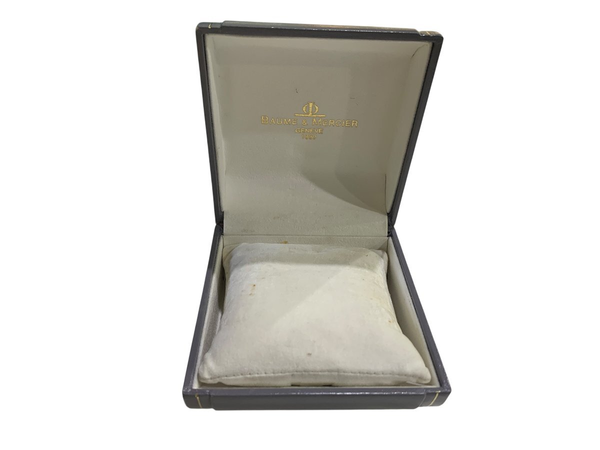 BAUME＆MERCIER ボームアンドメルシエ 腕時計 時計 シルバー ケース付_画像10