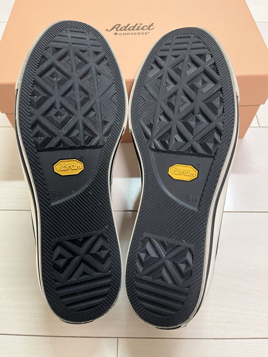 中古2024年コンバースアディクト 黒 27㎝ CHUCK TAYLOR CANVAS OX 難あり_画像8