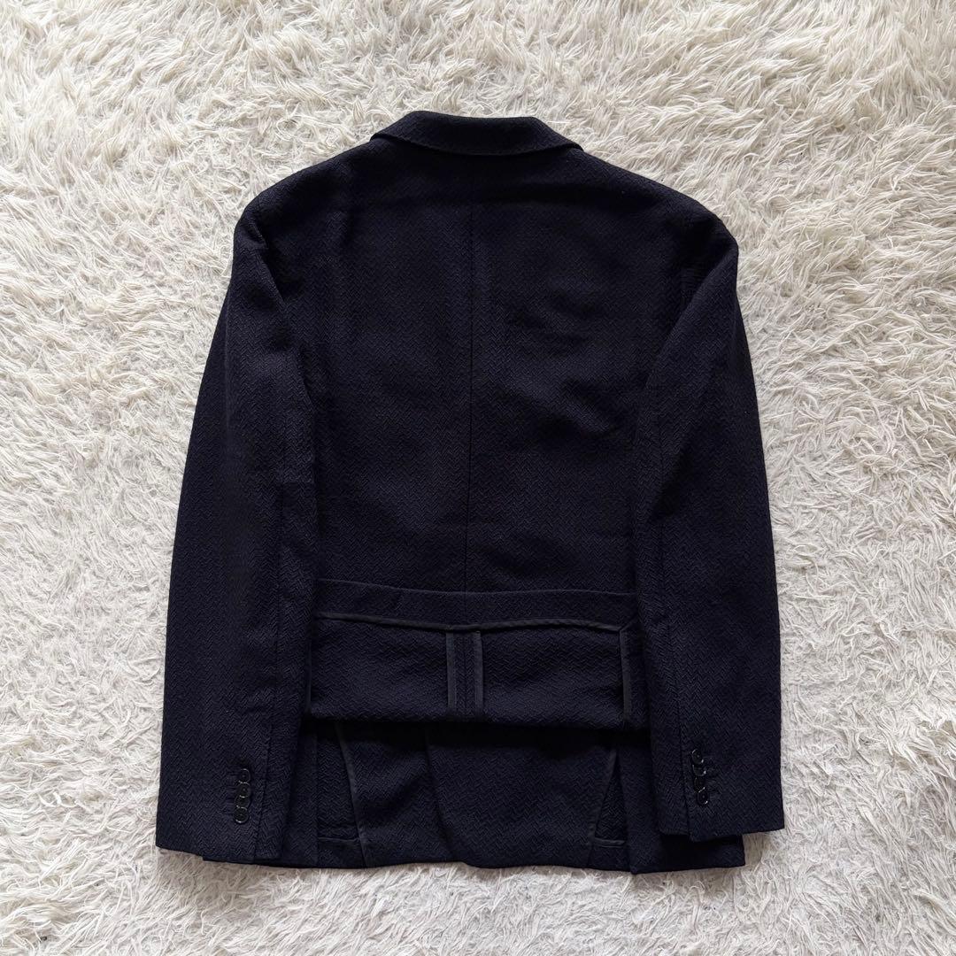 ＜美品＞ TAGLIATORE タリアトーレ ネイビー ウール ダブル ジャケット サイズ48 Lサイズ ビジネス 結婚式_画像6