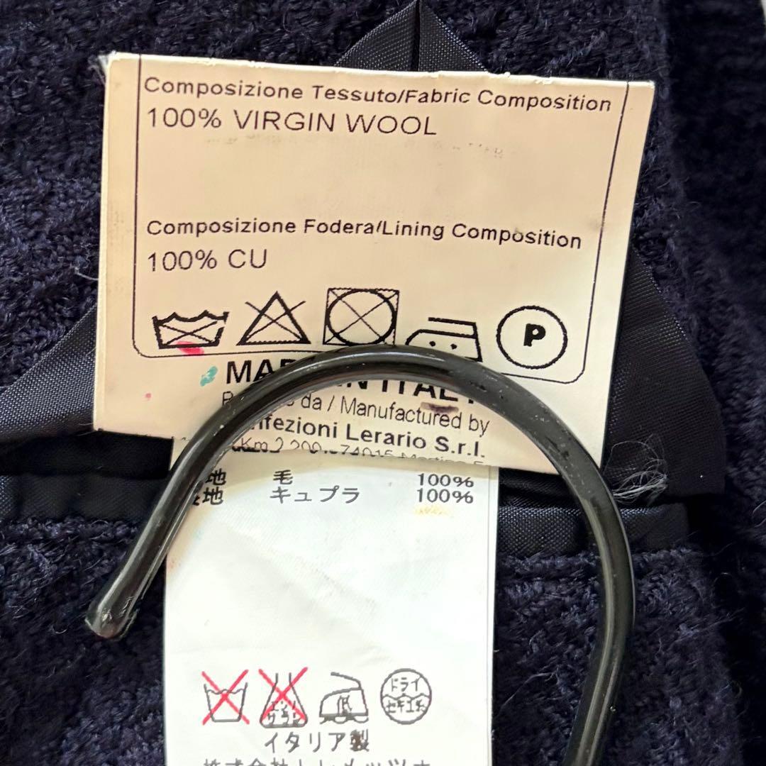 ＜美品＞ TAGLIATORE タリアトーレ ネイビー ウール ダブル ジャケット サイズ48 Lサイズ ビジネス 結婚式_画像9