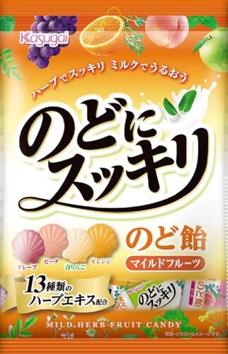 春日井製菓 のどにスッキリ マイルドフルーツ 118g_画像1