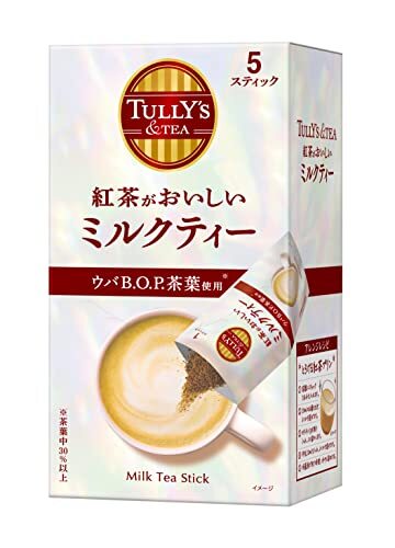 タリーズ スティック ミルクティー 18g×5袋 インスタント 粉末_画像1