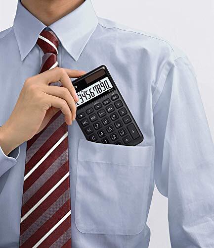 カシオ スタイリッシュ電卓 ブラック 10桁 大判手帳タイプ NS-S10-BK-N_画像3