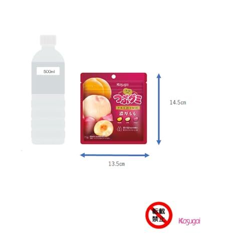 春日井製菓 つぶグミPREMIUM濃厚もも 75g_画像7