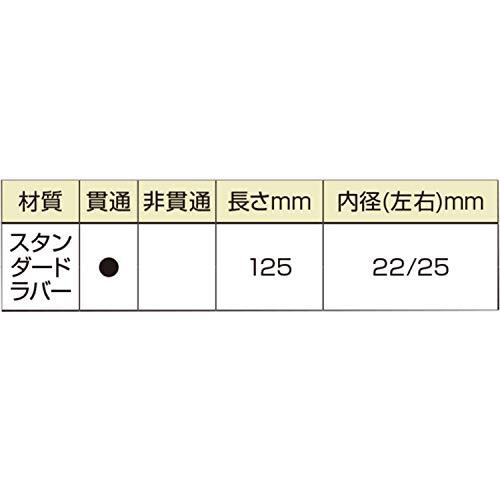 デイトナ PROGRIP (プログリップ) バイク用 ハンドルグリップ #780 スタンダードラバー 125mm エンド貫通タイプ ブラック 9_画像5