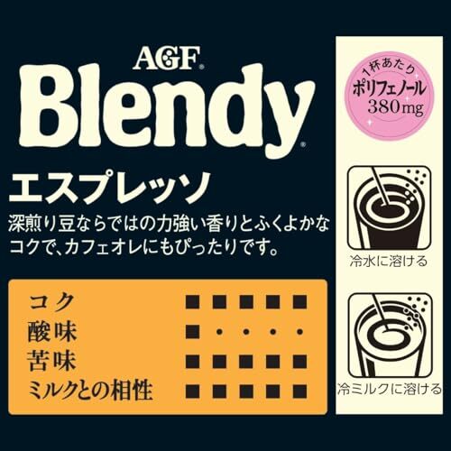 AGFb Len ti Espresso пакет 110g [ мгновенный кофе ][ вода . растворение . кофе ][ кофе с молоком нравится .][ заполняющий ]