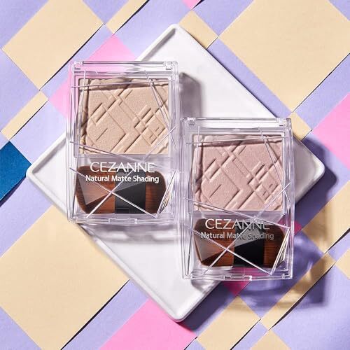 セザンヌ ナチュラルマットシェーディング02 クールトーン 2.7ｇ 影色 小顔 グレー モーブブラウン_画像4