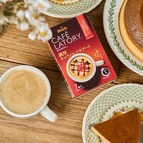 AGF ブレンディ カフェラトリー スティック 濃厚キャラメルマキアート 16本×3箱 【 スティックコーヒー 】_画像6