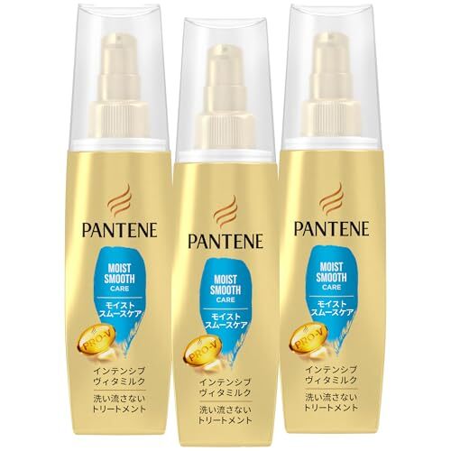 パンテーン 洗い流さないトリートメント 100mL×3個 モイストスムースケア インテンシブヴィタミルク 【まとめ買い】_画像1