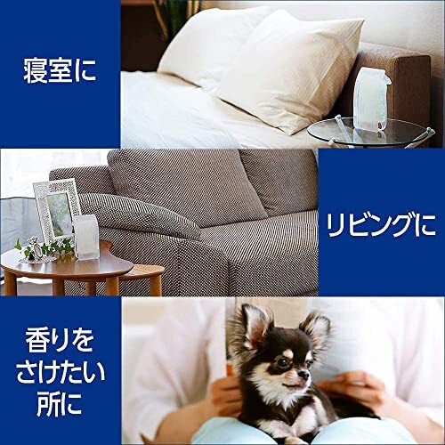 ファブリーズ 【まとめ買い】 消臭芳香剤 お部屋用 置き型 すがすがしいナチュラルガーデンの香り 本体 130g+つけかえ用 130g×2個_画像4