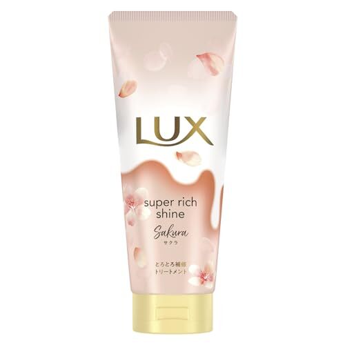 LUX(ラックス) スーパーリッチシャイン ダメージリペア 季節限定 サクラ とろとろ補修トリートメント 本体 300g_画像1