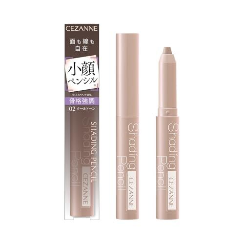 セザンヌ シェーディングペンシル 02 クールトーン 1.2g 面も線も自在 骨格強調シェーディングペンシル_画像1