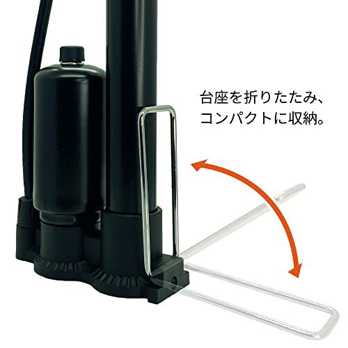 自転車 空気入れ アルミボディ超カルタンク付ポンプ 33329_画像3