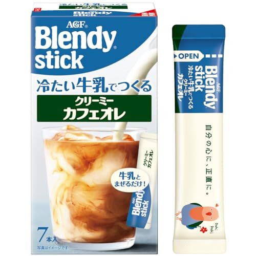 AGFb Len ti палочка холодный хочет молоко .... creamy кофе с молоком 7шт.@×6 коробка [ палочка кофе ]