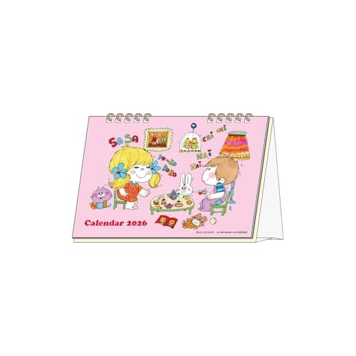 サンスター文具(Sun-Star Stationery) 水森亜土 2026年 カレンダー 卓上 水森亜土 S8521573_画像1