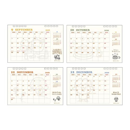 サンスター文具 ちびギャラリー 2026年 カレンダー 卓上 ちびギャラリー S8521581_画像4