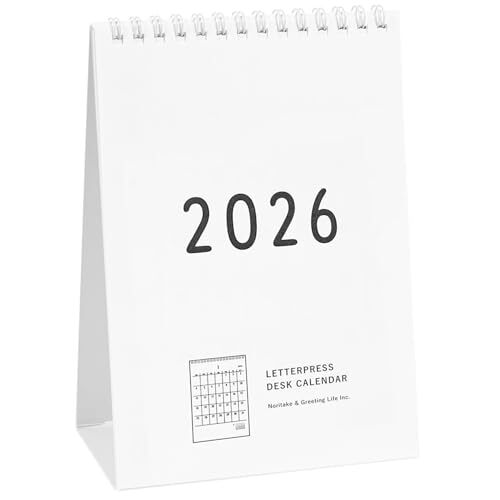 グリーティングライフ 2026年 カレンダー Noritake 卓上 C-1678-NT_画像1