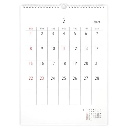 グリーティングライフ 2026年 カレンダー Noritake 壁掛け C-1667-NT_画像2