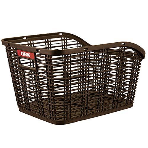 オージーケー技研 うしろ用バスケット RB-005(固定式うしろ用バスケット )こげ茶 自転車用_画像1