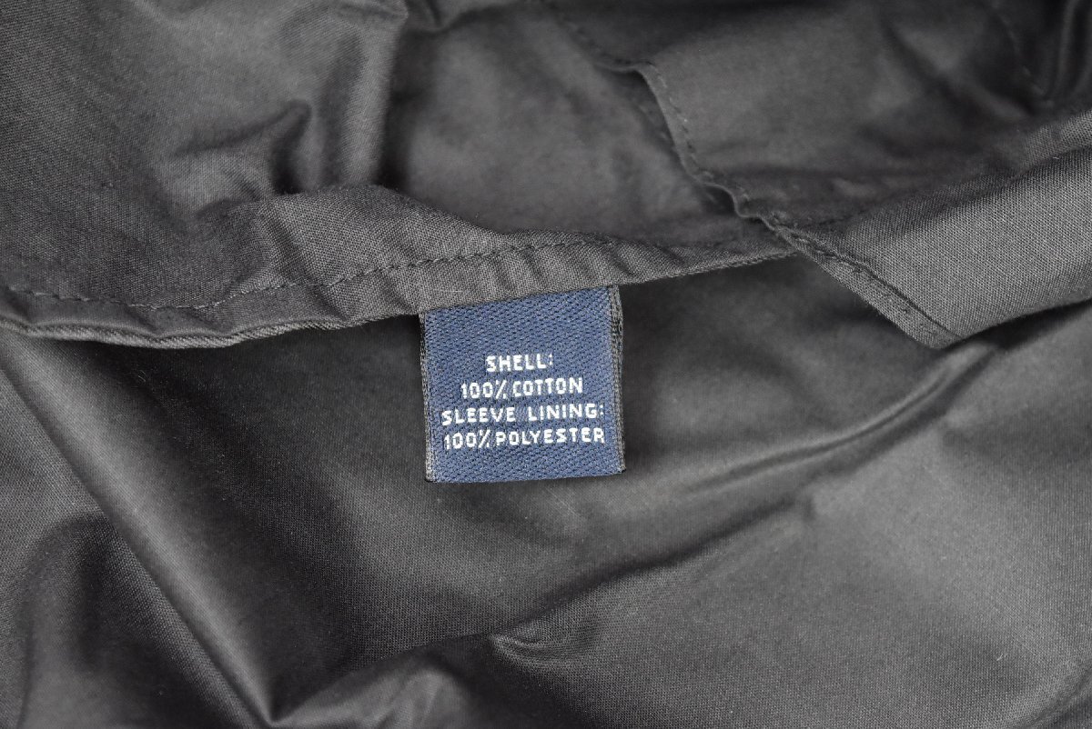 C-287 中古 未使用 ジャンク品 Brooks Brothers ブルックスブラザーズ ジャケット コート XLサイズ USA製 コットン ネイビー メンズ_画像5