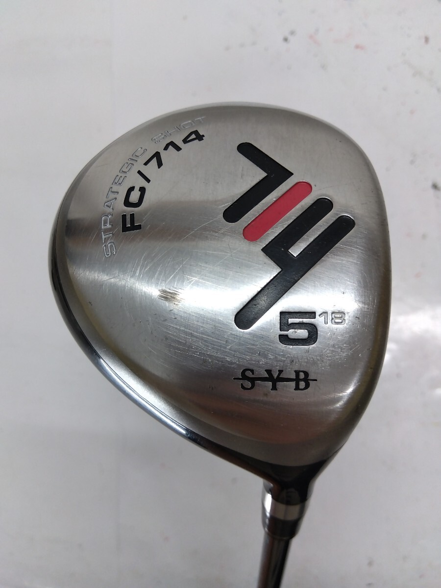 SYB FC/714 FW 5W 18度 flex:S メンズ右 Diamana 63x5ct MITSUBISHIRAYONカーボンシャフト フェアウェイウッド サイブ_画像1