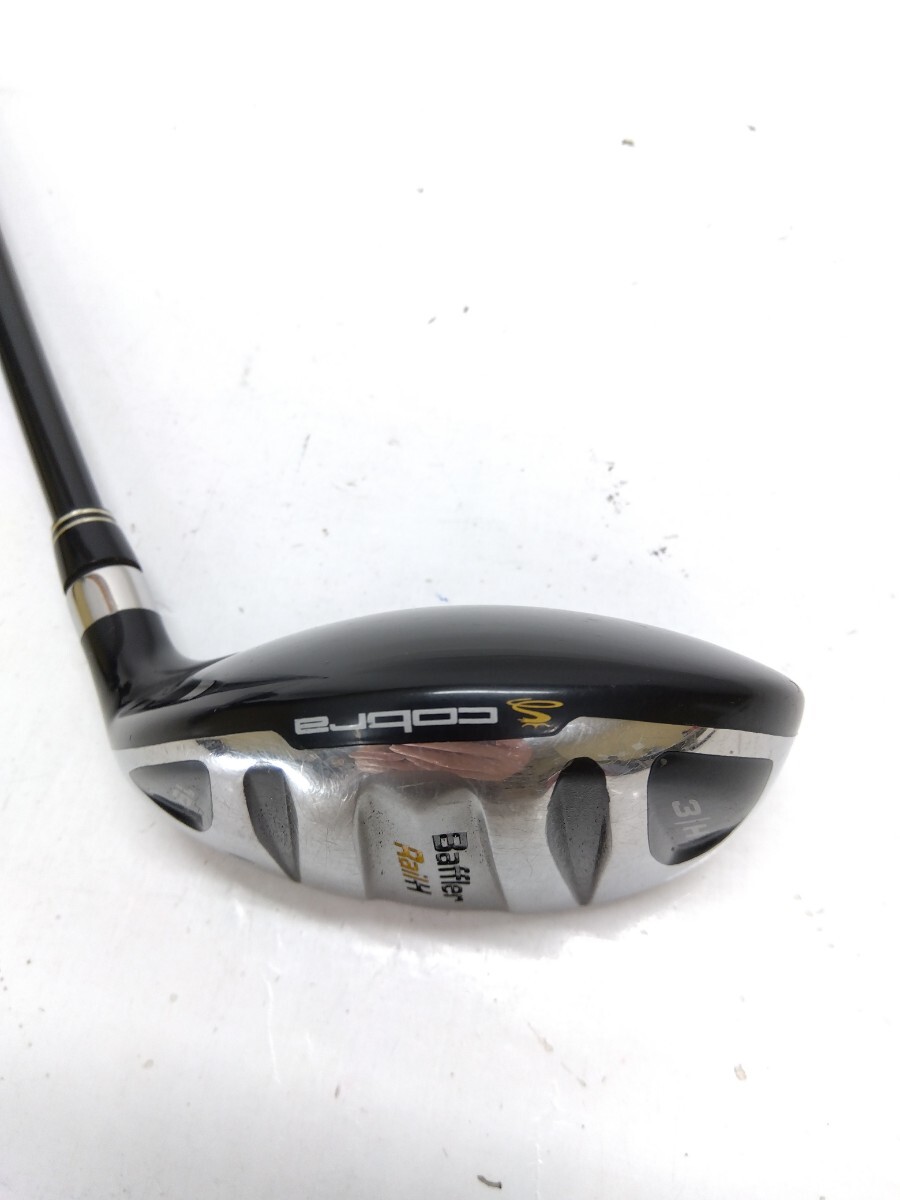 cobra Baffler RailH UT U3 19度 flex:S メンズ右 MotoRe Fujikura 65G カーボンシャフト ユーティリティ コブラ バフラー レイルH_画像4