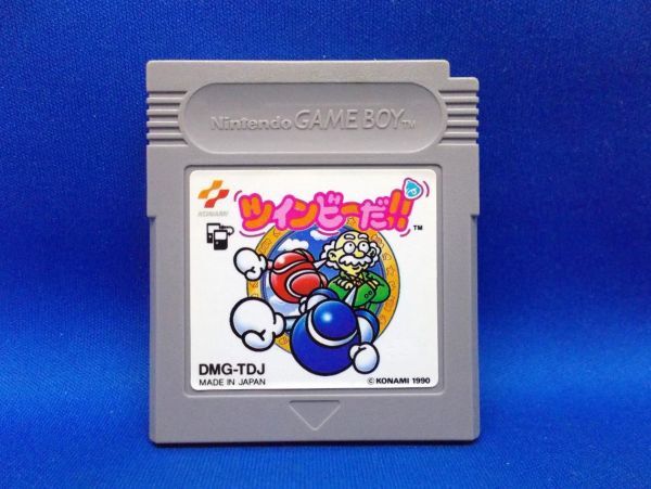 動作確認済 GB ツインビーだ!! コナミ 1990年 ゲームボーイ レトロゲーム 当時物 TwinBee-DA!_画像1