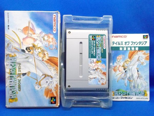 動作確認済 SFC テイルズオブファンタジア ナムコ 1995年 スーパーファミコン レトロゲーム Tales of Phantasia_画像1
